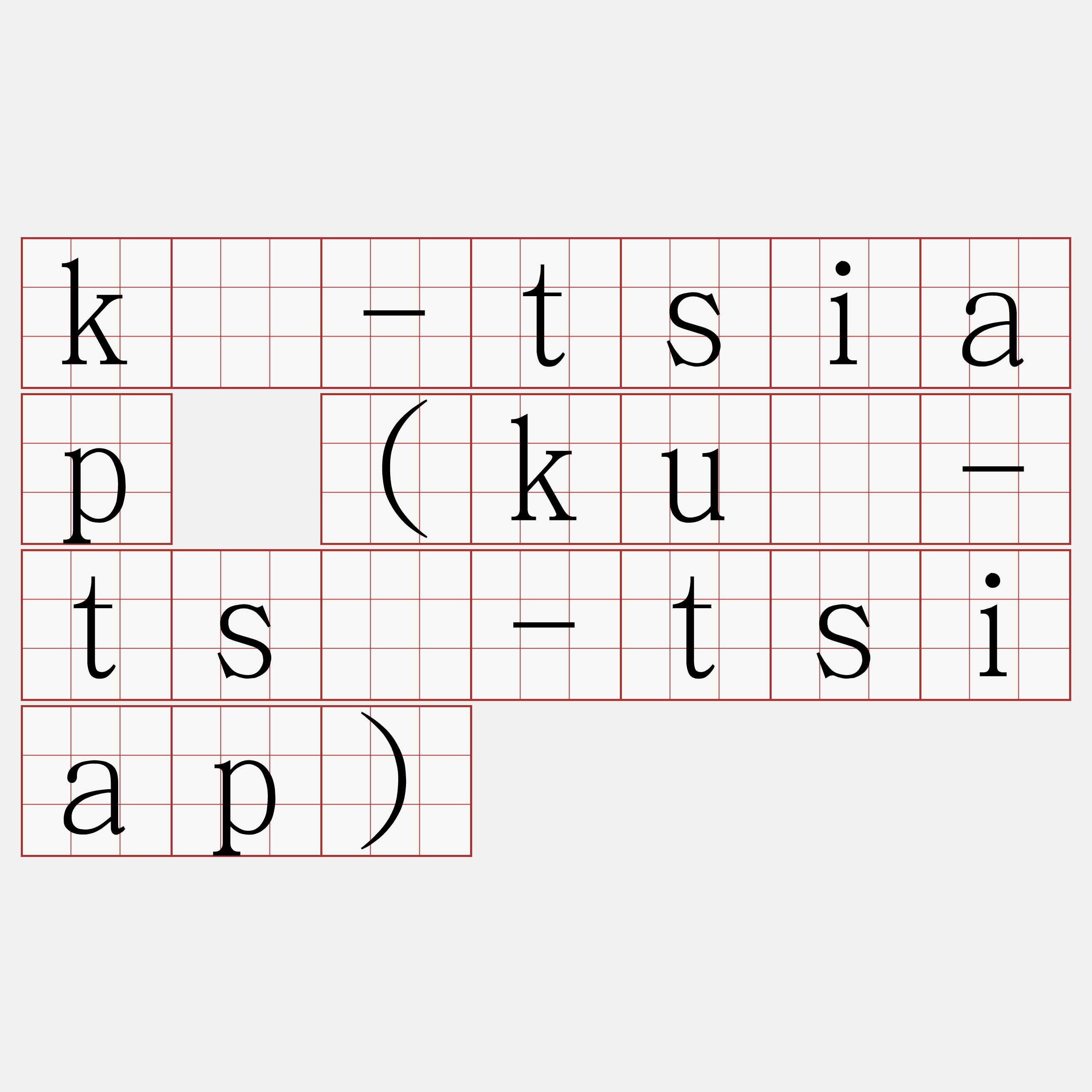 kó-tsiap (kué-tsí-tsiap)